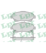 LPR 05P1114 Комплект тормозных колодок, дисковый тормозной механизм