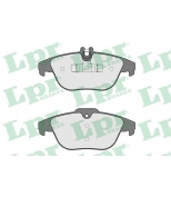 LPR - 05P1528 - Колодки тормозные MERCEDES W204/X204 07- задние