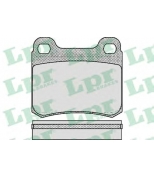 LPR 05P158 Комплект тормозных колодок, дисковый тормозной механизм