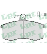 LPR - 05P288 - Комплект тормозных колодок, дисковый тормозной механизм