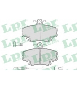 LPR - 05P349 - Колодки торм пер MEGANE/CLIO(571526D)