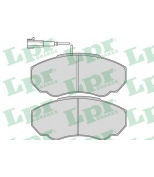 LPR - 05P966 - Колодки тормозные дисковые  (BOXER 2002->, CITROEN JUMPER 2002->, FIAT D