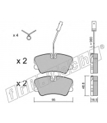 FRITECH - 0671 - Колодки тормозные дисковые передние Alfa Romeo 33 1.7 4WD