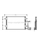 AVA - AI5176 - Радиатор кондиционера