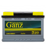 GANZ GA750 Аккумулятор GANZ 75 А/ч ОБР 278x175x190 EN680 GANZ GA750