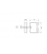 BOSCH - 0986424358 - Тормозные колодки 0986424358