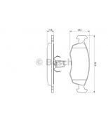 BOSCH - 0986424554 - Тормозные колодки 0986424554