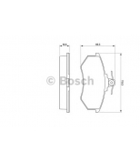 BOSCH - 0986466700 - Тормозные колодки 0986466700