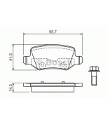 BOSCH - 0986494023 - Тормозные колодки 0986494023