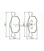 BOSCH - 0986494361 - Колодки тормозные дисковые FORD: MAVERICK 2.0 16V/3.0 V6 24V 01- MAZDA: TRIBUTE (EP) 2.0/2.0 4WD/3