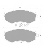 BOSCH - 0986AB2030 - Колодки тормозные