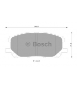 BOSCH - 0986AB2391 - Колодки тормозные