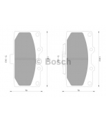 BOSCH - 0986AB2657 - Колодки тормозные