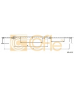 COFLE - 104522 - Трос стояночного тормоза задн CITROEN C2 all (барабанные тормоза) 05-