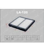 LYNX - LA120 - Фильтр воздушный TOYOTA Prius 1.5 00-04