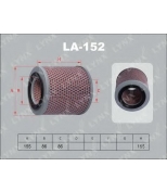 LYNX - LA152 - Фильтр воздушный TOYOTA Townace/Liteace 2.0D  99