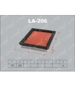 LYNX - LA2061 - Фильтр воздушный NISSAN Micra 1.0-1.4 00 /Note 1.4 06
