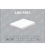 LYNX - LAC1501 - Фильтр салонный OPEL Astra F-G 98-05 / H 1.2 06  / Zafira A-B 99
