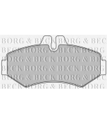 BORG & BECK - BBP1667 - Колодки тормозные (BBP1667)