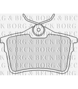 BORG & BECK - BBP2063 - Колодки тормозные (BBP2063)