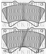 BORG & BECK - BBP2249 - Колодки тормозные (BBP2249)