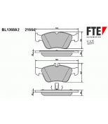 FTE - BL1368A2 - Колодки тормозные передние к-кт MB W202, W210 95>>, C208 97> 19.5 mm