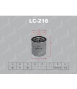 LYNX - LC218 - Фильтр масляный NISSAN Almera(N16) 1.5-1.8 00 /Almera Classic 1.6 06 /X-Trail 2.0-2.5 01