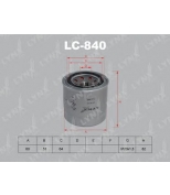 LYNX - LC840 - Фильтр масляный SUBARU Impreza 1.5-2.5 96 /Legacy 2.0-2.5 96 /Forester 2.0-2.5 97
