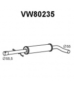 VENEPORTE - VW80235 - Глушитель средняя часть