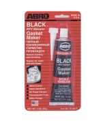ABRO 12AB Герметик-прокладка  ABRO  BLACK (85 г)  Silicone Gasket Maker