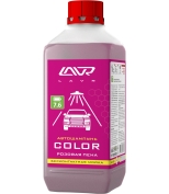 LAVR LN2331 Автошампунь для бесконтактной мойки  COLOR  Розовая пена (1:70-1:100) 1,2 кг Моющая активность 7,6.