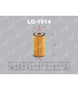 LYNX - LO1914 - Фильтр масляный VOVLO C30 2.0D 10-12 / S40 II 2.0D 10  / S60 II 2.0D-2.4D 10  / S80 II 2.0D-2.4D 10  / XC60 2.4D 09  / XC70 2.0D-2.4D 07