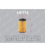 LYNX - LO712 - Фильтр масляный HYUNDAI Sonata NF 3.3 05  / Grandeur 3.3 05 , KIA Sorento 3.3 06  / Opirus 3.8 06