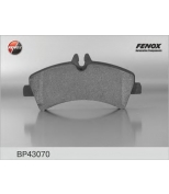 FENOX - BP43070 - Колодки торм.диск.зад. MB Sprinter ...
