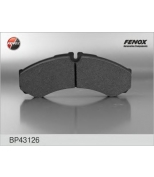 FENOX - BP43126 - Колодки торм.пер. Iveco Daily I, II