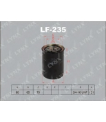 LYNX - LF235 - Фильтр топливный NISSAN Patrol 3.2D  88, TOYOTA Land Cruiser 3.4TD-4.0TD  89/Cressida 2.2D