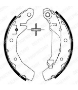 DELPHI - LS1821 - Тормозные колодки LS1821