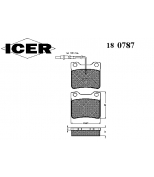 ICER 180787 Комплект тормозных колодок, диско
