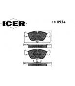 ICER - 180934 - Комплект тормозных колодок, диско