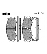 ICER - 181106 - 181106000300001 Тормозные колодки дисковые