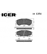 ICER - 181354 - Комплект тормозных колодок, диско