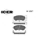 ICER - 181517 - Комплект тормозных колодок, диско