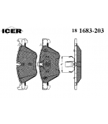 ICER - 181683203 - 23794 колодки пер BMW 1-Serie E81/87 07-10, E82 09-10, 3-Serie E90 05-12, X1 E84 2,0D Icer