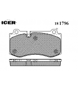 ICER - 181796 - Комплект тормозных колодок, диско
