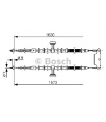 BOSCH - 1987477763 - Трос стояночного тормоза