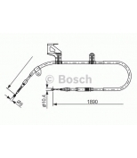 BOSCH - 1987477803 - Трос ручного тормоза VW PASSAT -05 1890мм