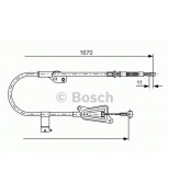 BOSCH - 1987477943 - Трос ручного тормоза