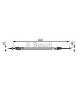 BOSCH - 1987482000 - Трос стояночного тормоза BOSCH
