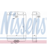 NISSENS - 72013 - Радиатор отопителя 72013