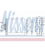 NISSENS - 72657 - Радиатор отопителя [205x182]